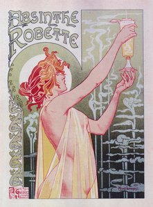 アブサン ロベット ポスター、1896 年