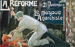 1897年11月21日の改革、アナキストマスク 作： Henri Henri Antoine Théodore Livemont