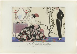 Joie de vivre: その日の幸福またはグレイセス・ア・ラ・モード The Great Decolletage (オブジェクトのタイトル) 一日の幸せか、おしゃれな恵みか（連載タイトル） 作： Henri Reidel