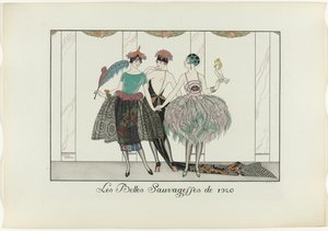 1920年の美しい野蛮人（オブジェクトのタイトル） 一日の幸せか、おしゃれな恵みか（連載タイトル） 作： Henri Reidel