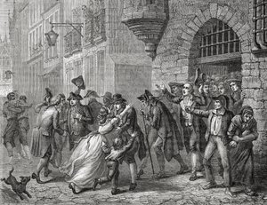 ポールジョナード（d.1902）1847-62によって彫刻されたルイブラン（1811-82）による「歴史革命フランセーズ」からの1794年の穏健派の解放 作： Henri Renaud