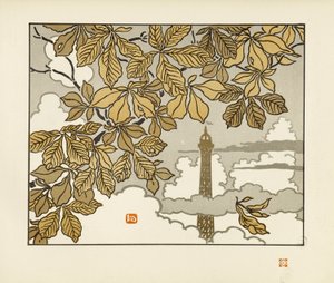 扉絵［エッフェル塔三十六景］ 作： アンリ・リヴィエール