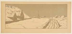 雪 作： アンリ・リヴィエール