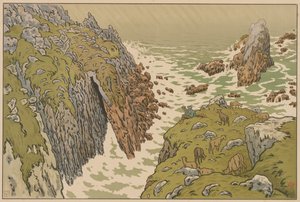 自然の側面: 断崖 作： Henri Rivière