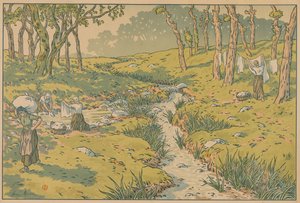 自然の側面: 流れ 作： Henri Rivière