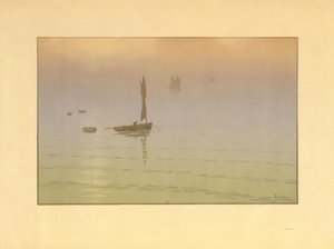 海の霧 作： Henri Rivière