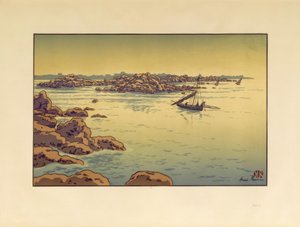ドゥアルヌネス湾 作： Henri Rivière