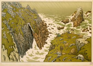崖 作： Henri Rivière