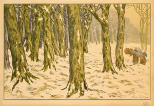 木。 冬 作： Henri Rivière