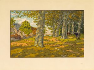 ケルザダーンのブナ材 作： Henri Rivière