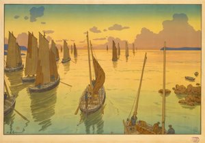 日没 作： Henri Rivière
