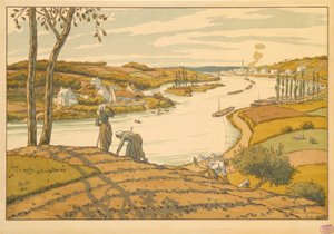 川 作： Henri Rivière