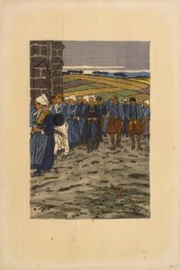 聖アンヌ・ラ・パリュの恩赦 作： Henri Rivière