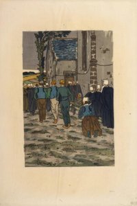 聖アンヌ・ラ・パリュの恩赦 作： Henri Rivière
