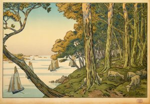 夏の夜 作： Henri Rivière
