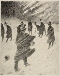 お葬式 作： Henri Rivière