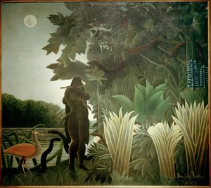 ヘビ使い 作： Henri Rousseau