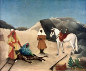 タイガーハント 作： Henri Rousseau