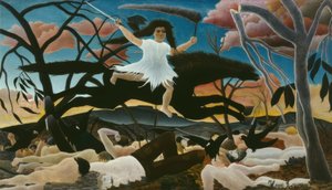 戦争または不和の乗り物 作： Henri Rousseau