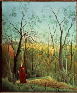 森の中の散歩 作： Henri Rousseau
