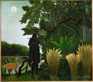 ヘビ使い 作： Henri Rousseau