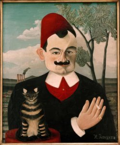 ムッシュXの肖像（ピエールロティ） 作： Henri Rousseau