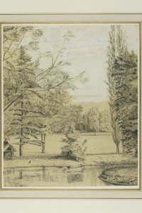 川と公園の景観 作： Henri Rousseau