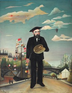 自画像 作： Henri Rousseau