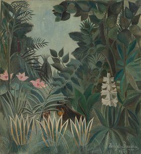 赤道ジャングル 作： Henri Rousseau