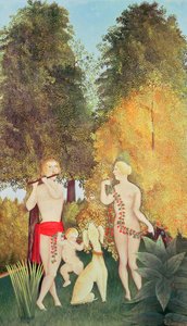 ハッピーカルテット、1902 作： Henri Rousseau