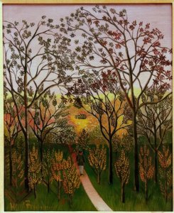 ベルビュー高原の一角 作： Henri Rousseau