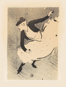 エドミー・レスコ、1893年。 作： Henri Toulouse Lautrec de