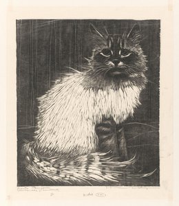 Bonte Angora (オブジェクトの元のタイトル) 作： Henri Verstijnen (signed by artist)