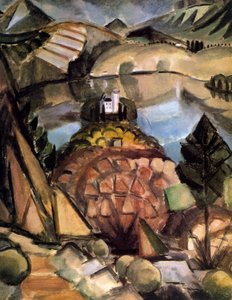 湖、1911 作： Henri Victor Gabriel Le Fauconnier