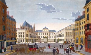 パレドジャスティス、1815-20年頃（カラー彫刻） 作： Henri after Courvoisier Voisin