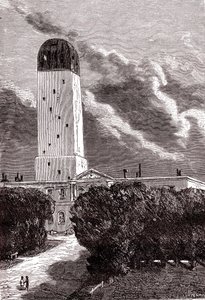 ケンブリッジ天文台、ジュール・ヴェルヌ著「地球から月へ 作： Henri de (after) Montaut