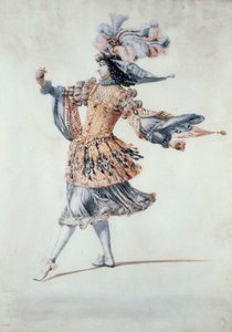 バレエ衣装、1640-60年頃（グワッシュ） 作： Henri de Gissey