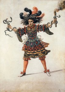 怒りのバレエ衣装 作： Henri de Gissey