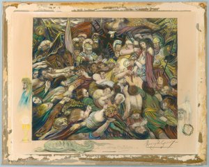 彼の拷問者の中のキリスト 作： Henri de Groux