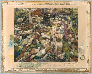 彼の拷問者の中のキリスト 作： Henri de Groux