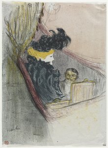 プリンセリー・イディール』クララ・ウォード 作： Henri de Toulouse-Lautrec