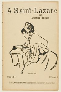 サン ラザールでは 作： Henri de Toulouse-Lautrec