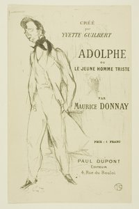 アドルフ ― 悲しい若者 作： Henri de Toulouse-Lautrec