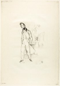 アドルフまたは悲しい若者 作： Henri de Toulouse-Lautrec