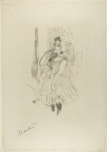 アンナ・ヘルド、オール・シーズ・レディズ・アット・ザ・シアター 作： Henri de Toulouse-Lautrec