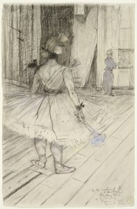 サーカスで：翼で 作： Henri de Toulouse Lautrec