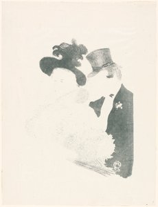 コンサートで 作： Henri de Toulouse-Lautrec