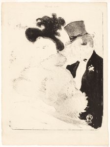 コンサートで 作： Henri de Toulouse-Lautrec