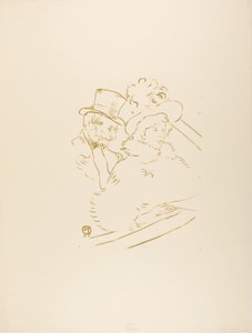 コンサートで 作： Henri de Toulouse-Lautrec