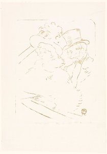 コンサートで 作： Henri de Toulouse-Lautrec